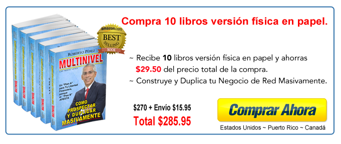 Compra 10 libros Multinievel Compra 10 libros Multinievel
