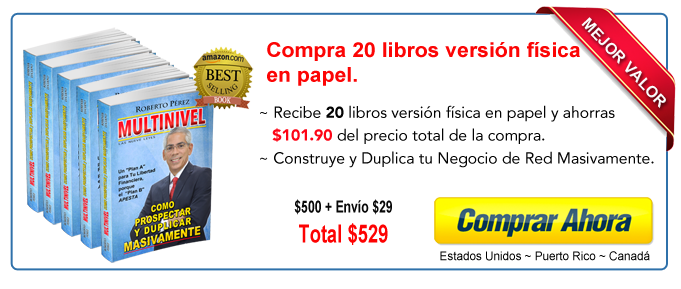 Compra 20 libros Multinievel Compra 20 libros Multinievel